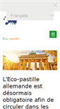 Mobile Screenshot of eco-pastille.fr